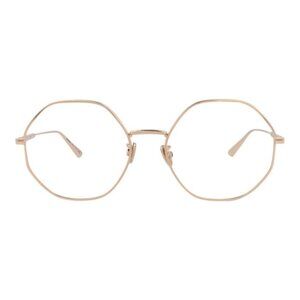Dior Womens Round/Oval Gold Gold Transparent Fashion Designer Eyewear